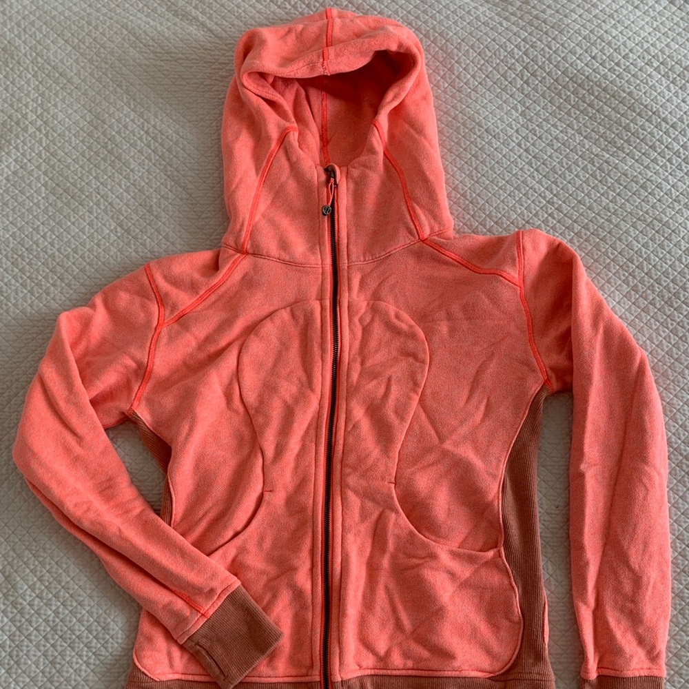 Neon Coral Lululemon Jacket